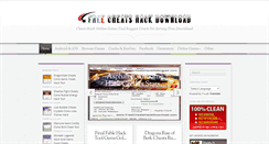 Desktop Screenshot of freecheatshackdownload.com